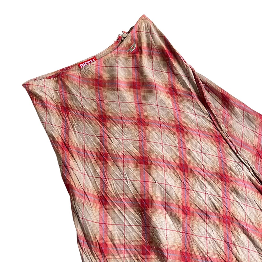 Diesel Asymmetric Long Skirt in Cinnamon - Picture 3 of 7